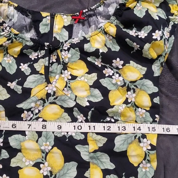 Hell bunny lemon top size small/medium - Picture 5 of 6